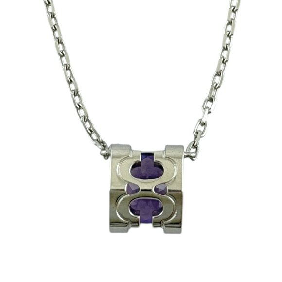 Cartier C de Necklace 18K Amethyst Ladies CARTIER - Picture 3 of 7